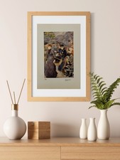 Pierre-Auguste Renoir, Original Hand-signed Print with COA Appraisal of 3,500