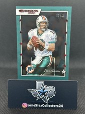 2021 Clearly Donruss #01-13 Dan Marino Clearly Retro 2001 Red #/49