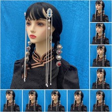 2pc Women Traditional Hair Clip Tassel Long Chain Hair Pin Hair Accessories New