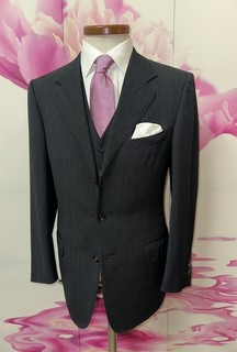 90'er Jahre Ermenegildo Zegna High Performance Light Vintage Anzug Gr. 50 Weste!