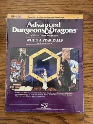 AD&D Module UK4 When A Star Falls (New In shrink!!!) (TSR 1984)