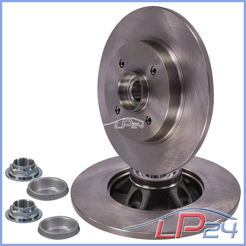 DISQUES DE FREIN COMPLETS Ø268 + PLAQUETTES ARRIÈRE POUR CITROEN C4 1 PICASSO + - Photo 2/4