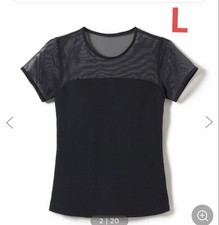Chacott Leotard L Size Black Ballet Top Dancewear New