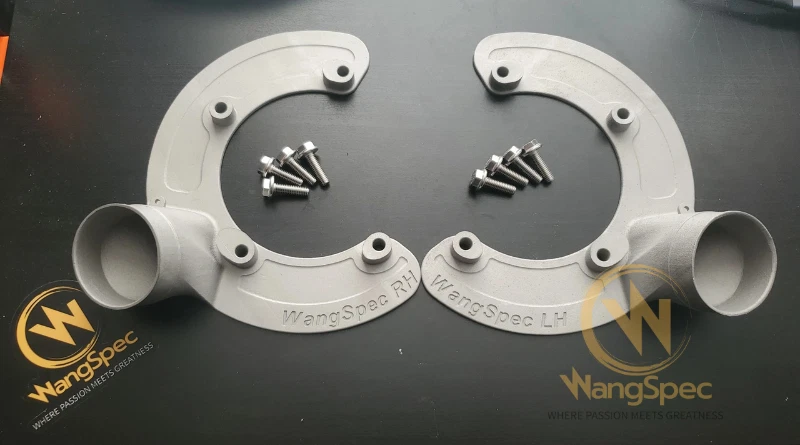 WangSpec Front Brake Duct Shields Pair – Toyota Supra JZA80 / Soarer Z30 SC300 - Image 3 of 4