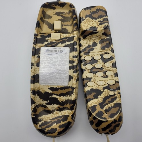 Pushbutton Phone Nick Nora Home Jungle Jim Design Leopard Cheetah Trim Line - Zdjęcie 5 z 7