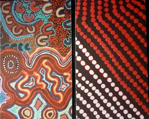 10 x ABORIGINAL DESIGN 180gsm -15cm x 9cm (6"x3.5") ~ Scrapbooking/Card Toppers - Picture 4 of 4