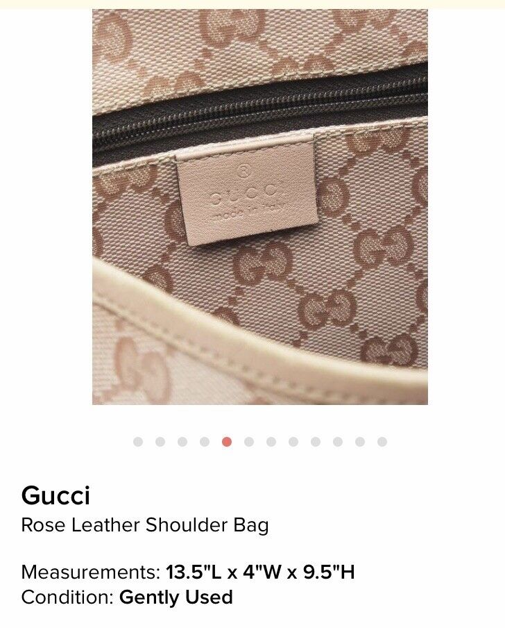 Gucci Leather handbag authentic - image 9