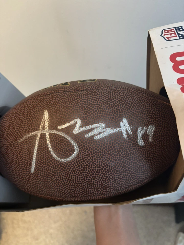 Antonio Brown Firmado Fútbol ERA ACEROS CON AUTENTICACIÓN Foto 4 de 4