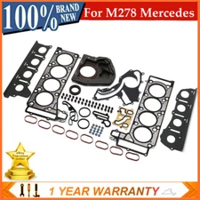 Engine Rebuild Gasket Kit For Mercedes-Benz GLS550 S500 W221 W166 M278 4.6L 4.7L