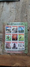 Montserrat mini sheet - bloc feuillet volcans et oiseaux. Timbres neufs MNH ***