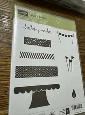 Stampin' Up! Build a Birthday  138646 Photopolymer Stamp Set