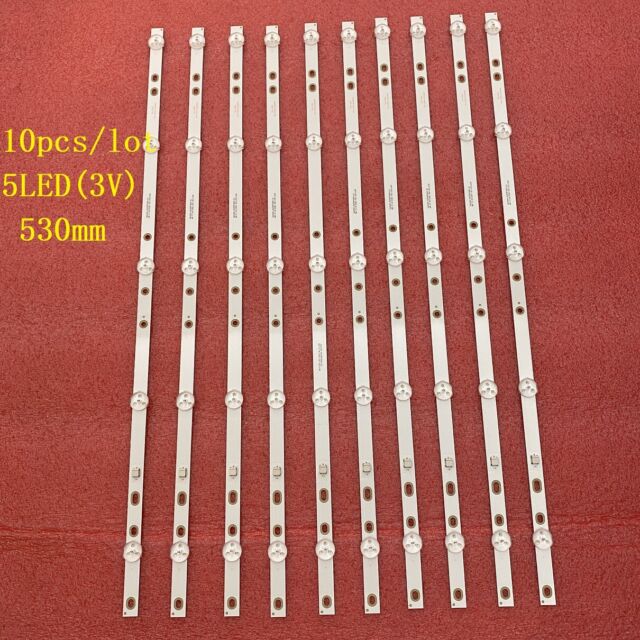 LED strip(10)for 55LEX-6027/UTS2C BBK 55lEX-6039uts2c DS55M78-DS02-V01 DSBJ-WG