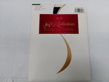 Hanes Silk Reflections Opaque Collection Control Top Pantyhose Navy CD