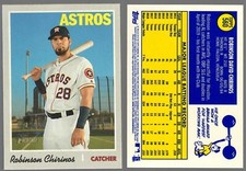 2019 Topps Heritage High Number - Flip Stock #560 Robinson Chirinos - SSP