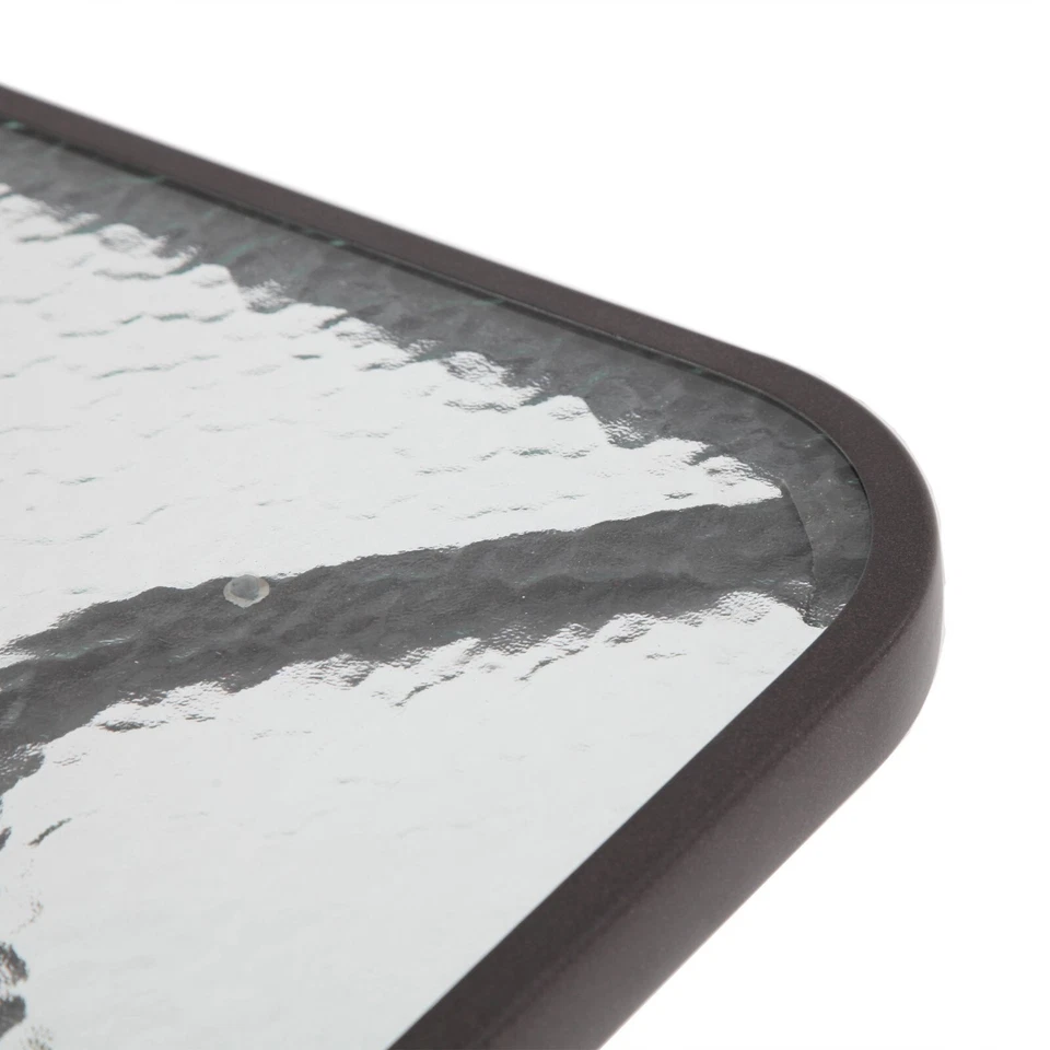 Juego de comedor de exterior de 6 piezas mesa plegable con sombrilla juego de muebles de patio Foto 4 de 4