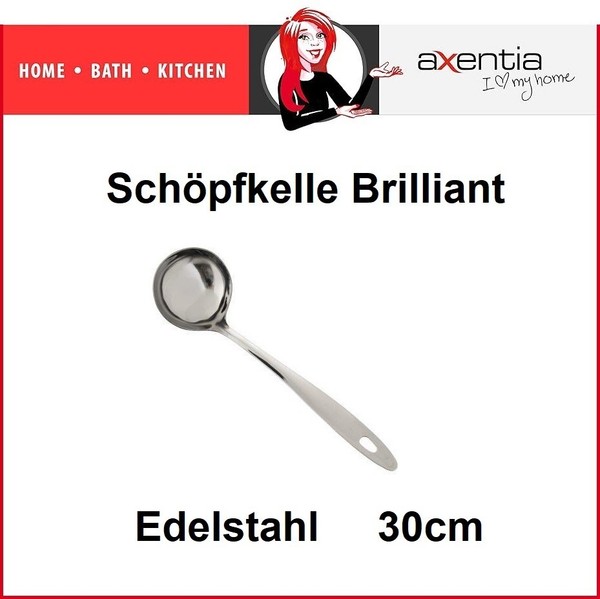 SchöPfkelle 30Cm Edelstahl Kelle SoßEnkelle Suppenkelle SaucenlöFfel GießLöFfel-image