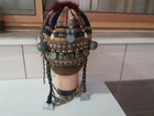 rare Antique Tibetan Ceremonial traditional ethnic tribal hat