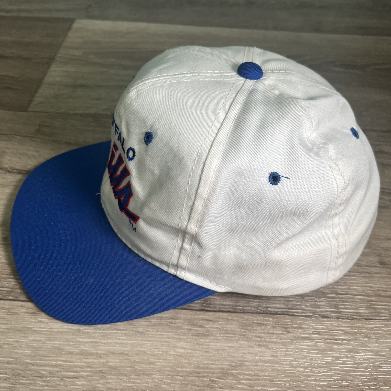 Vtg Buffalo Bills Sports Specialties Script Snapback Hat eBay