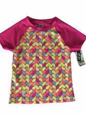 New with Tags. NWT. Brand New  UPF 50 . OshKosh B'gosh Girls Rash Guard Shirt