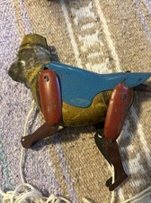 Antique 1903 Original Lehmann Tin Litho Climbing Monkey w/Original Box