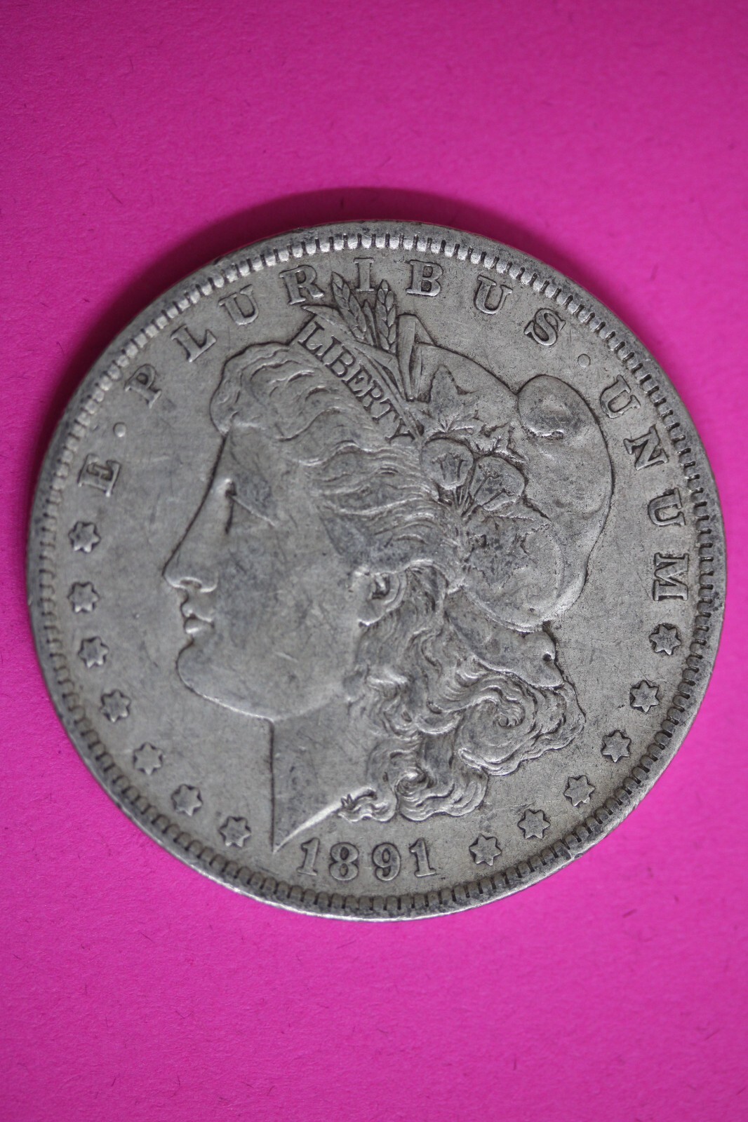 1891 O Morgan Silver Dollar Liberty Rare Key Date Coin New Orleans Mint 121