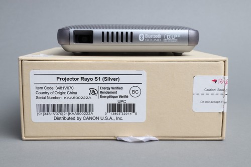 Canon Rayo S1 100-Lumen WVGA DLP Projector with Wi-Fi **DEALER DISPLAY**