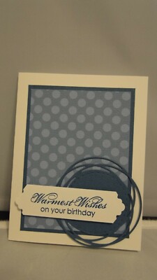 Stampin Up Card Kit Set Of 4 "Happy Birthday" cards #62a | eBay Australia