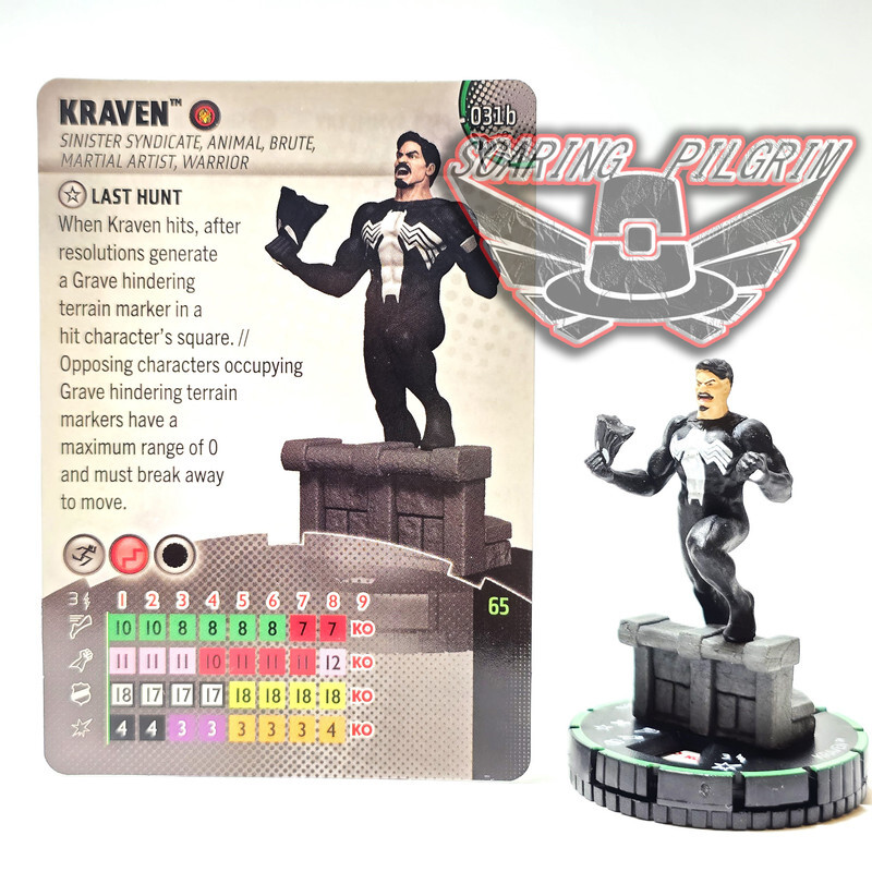 Marvel Heroclix KRAVEN - 031b - PRIME Spider-Verse Set #31b | eBay