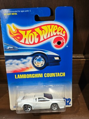 Hot Wheels Lamborghini Countach Blue Card #232 | eBay