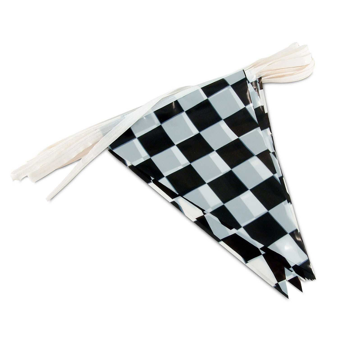 100ft Black and White Checkered Party Supplies Decoration Boy Birthday