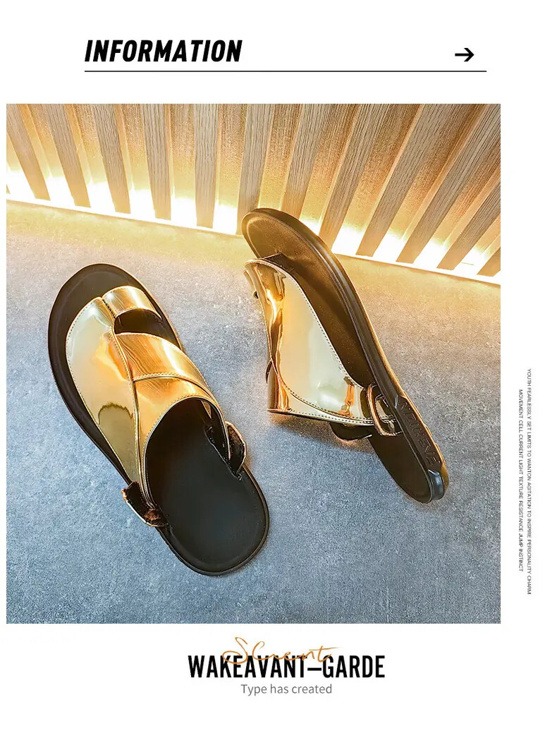 PANTOFOLA D’ORO 38 45 ciabatte uomo western sandali slingback scarpe spiaggia vacanza punta ad anello