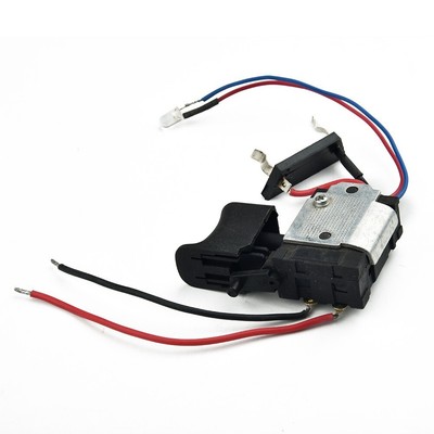 DC 7.2-24V Electric Drill Dustproof Speed Control Push Button Trigger Switch