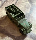 Hot Wheels Vintage 1974 US Army camouflage Gun Bucket Half Track Tank Truck. VG+