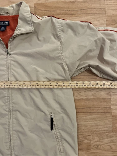Chaqueta Cortavientos Para Hombre Land's End Talla M Abrigo Ligero Caqui image 16