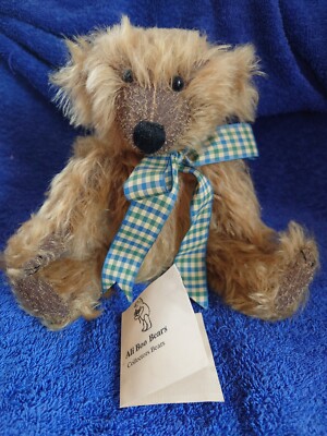 Ali Boo Bär, handgefertigte Sammler Teddybär, 100 % Mohair
