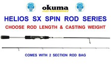 OKUMA HELIOS SX SPIN ROD CCS SERIES SEA GAME COARSE FISHING LURE SPINNING LRF UL