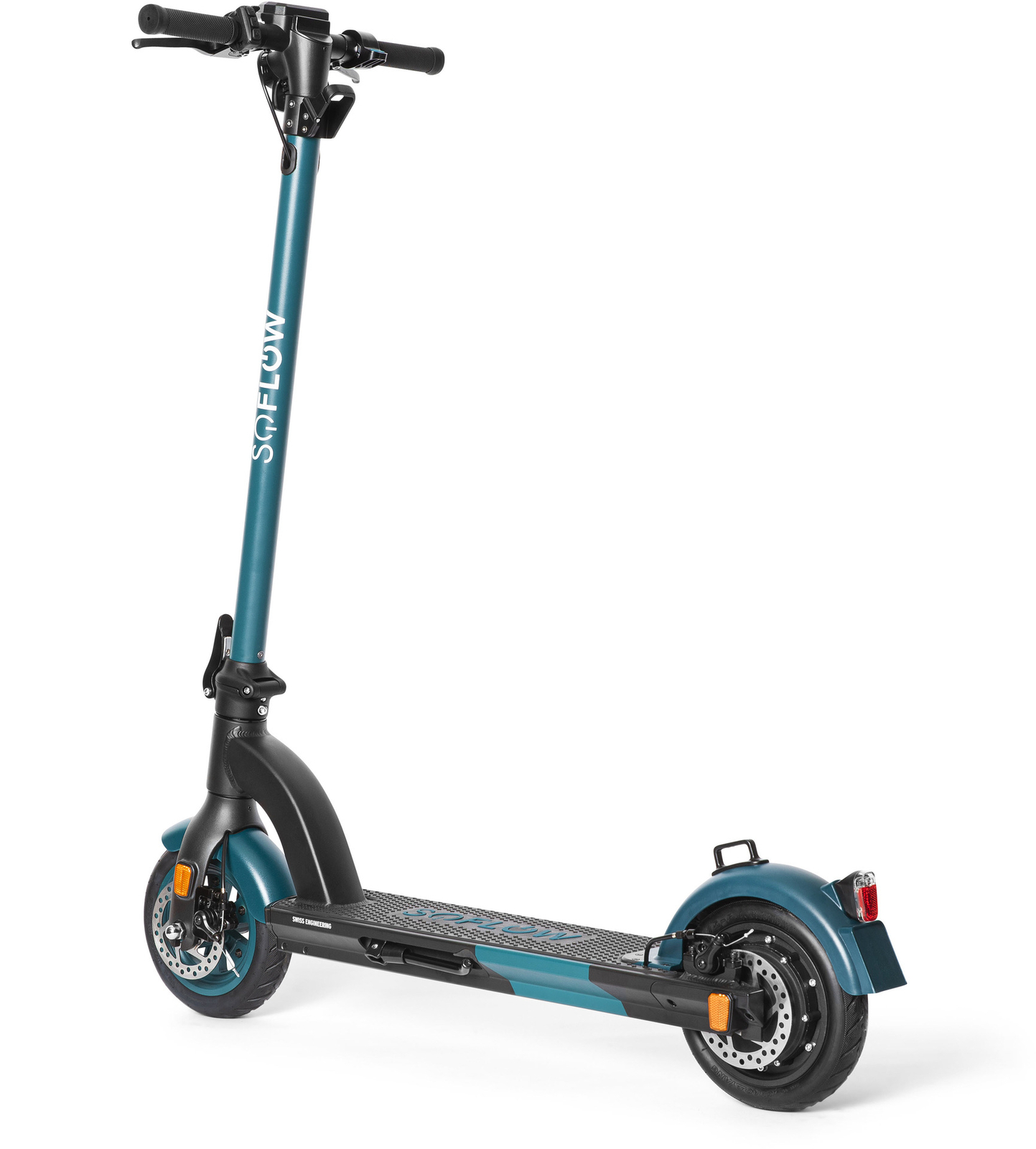 Details zu SOFLOW - SO4 basic E-Scooter, blk/grn mit dt. Straßenzulassung kraftvoll NEU OVP Beliebt