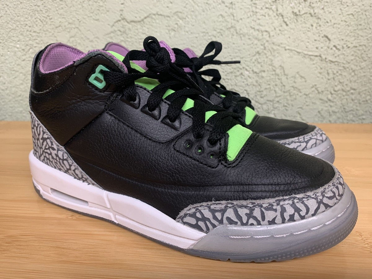 black electric green jordan 3