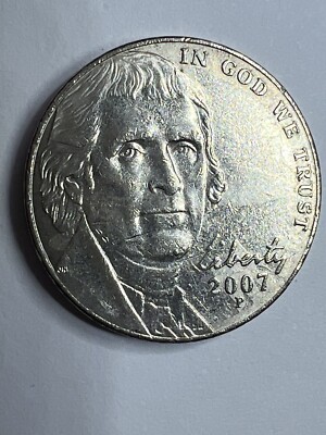 1946年 Jefferson nickel error 2007 P Jefferson nickel ERROR BUG IN JEFFERSON CHIN | eBay