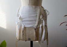 Vintage 1950s CAMP medical girdle. Can be worn as a corset. Size L-XL