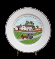 Design Naif / Going To Market by Villeroy & Boch SALAD PLATE 8 1/8"  SET / 3
