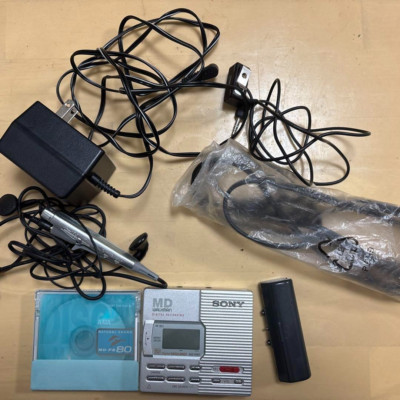 SONY MZ-R90 silver minidisc MD walkman player recorder used From Japan ...
