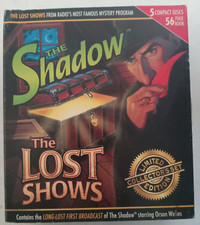 The Shadow The Lost Shows 5 Audio CDs Old Time Radio Orson Welles Preowned