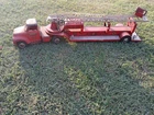 Vintage 1956 Tonka Toys No. 5 TFD Aerial Ladder Fire Truck