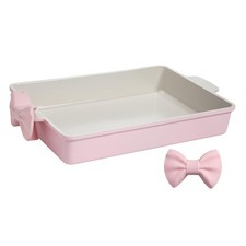 Paris Hilton Roasting Pan Set 13"x9" Pink