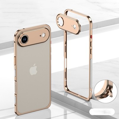 Handyhülle für iPhone 17 16 Pro Max 15 14 13 Aluminiumlegierung Stoßfänger Case