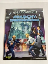 Shadowrun Anarchy: Subsidized Adventure RPG Book Catalyst Game Labs Sci-Fi