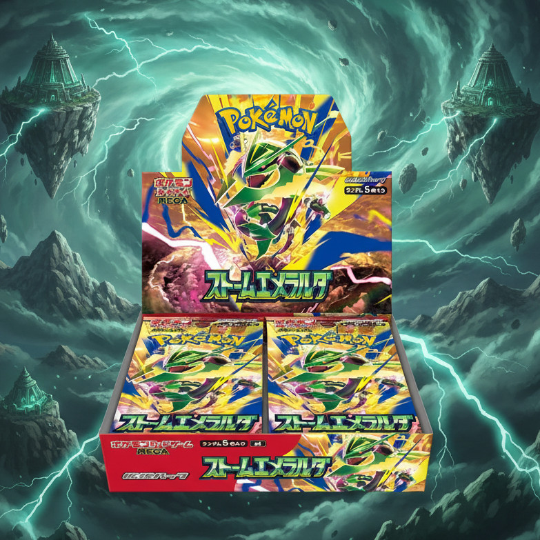 Storm Emeralda Booster Box Japanese Pokemon Mega Evolution US Seller SHIPS NOW!