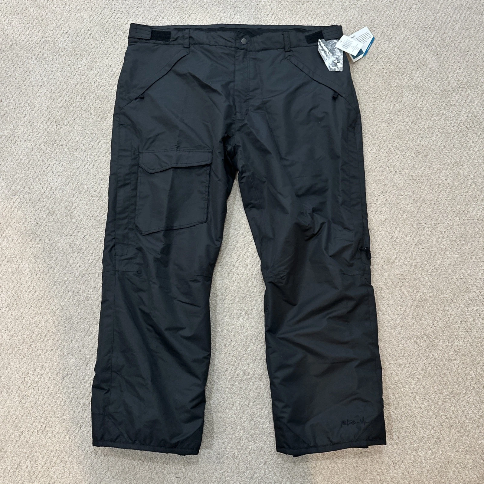 Pulse Insulated Snow Pants Men's 3XL Black Winter Ski Snowboard NWT New