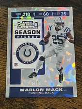2019 Panini Contenders #31 Marlon Mack Cracked Ice Ticket #/23